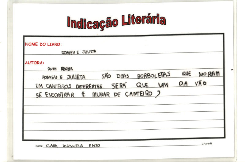 Indicações literárias